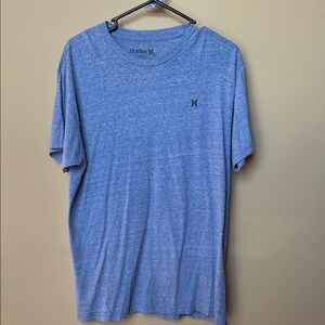 Hurley Men's Heather Blue Short Sleeve Tee